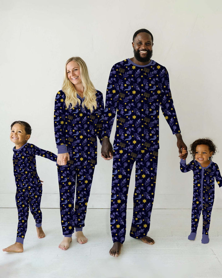 Rosh Hashanah Night Family Matching Bamboo Convertible Zippy