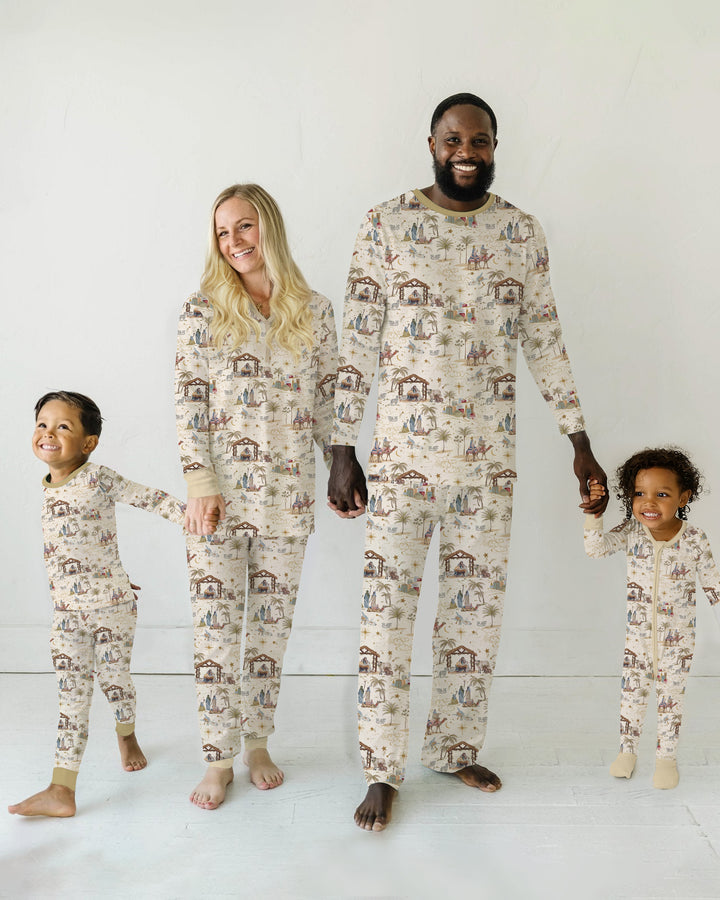 Silent Night Nativity Bamboo Women Pajama Set