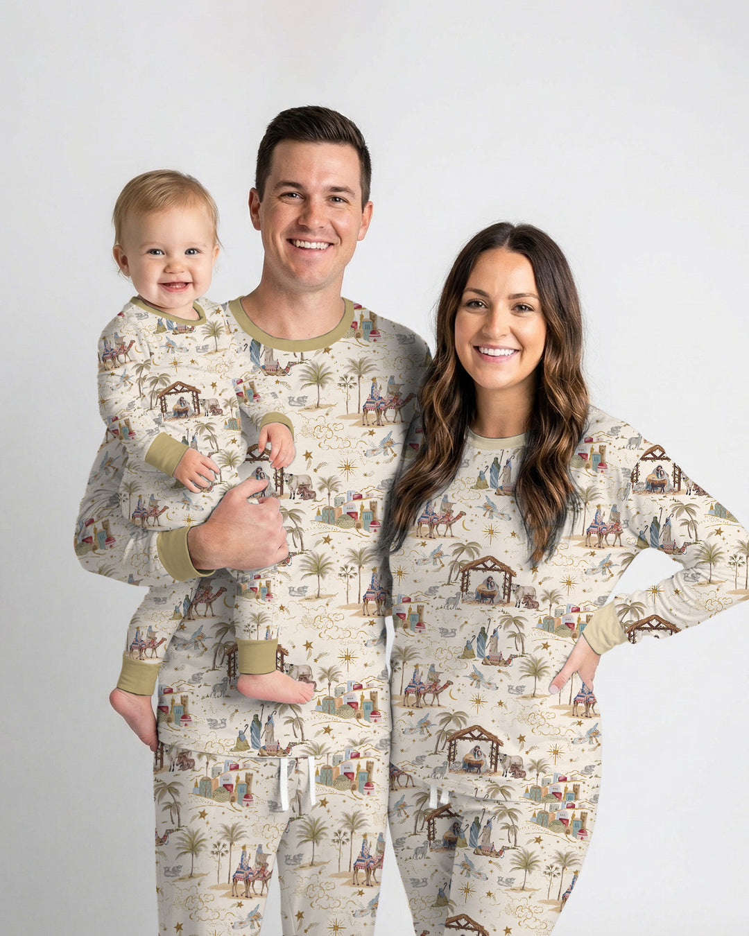 Silent Night Nativity Bamboo Women Pajama Set
