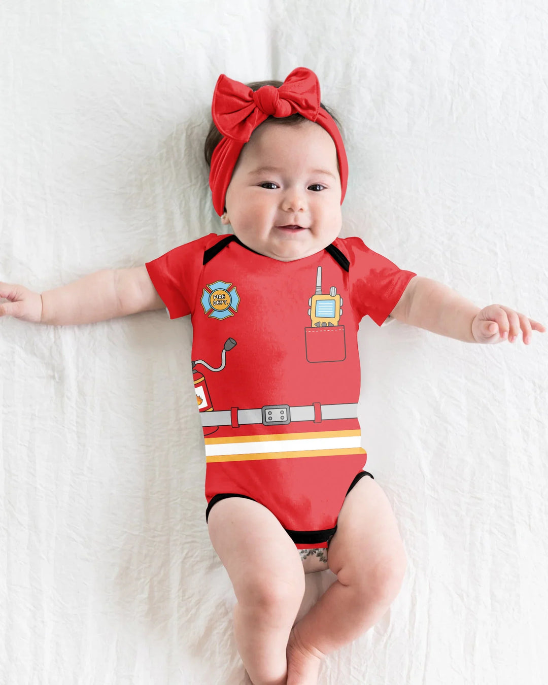 Future Fireman Crew Bamboo Bodysuit