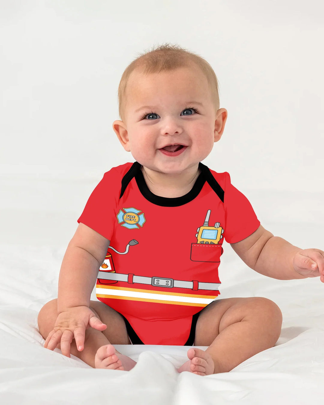 Future Fireman Crew Bamboo Bodysuit